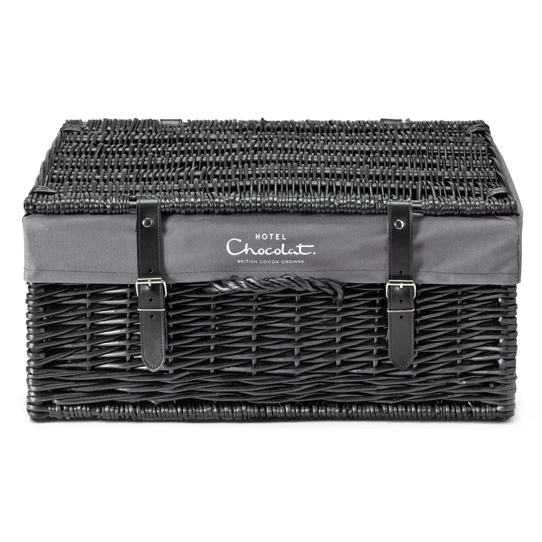 Hotel Chocolat 20” Medium Empty Wicker Hamper Discount