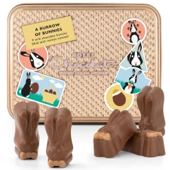 Hotel Chocolat Burrow of Bunnies Chocolate Gift Tin Clearance
