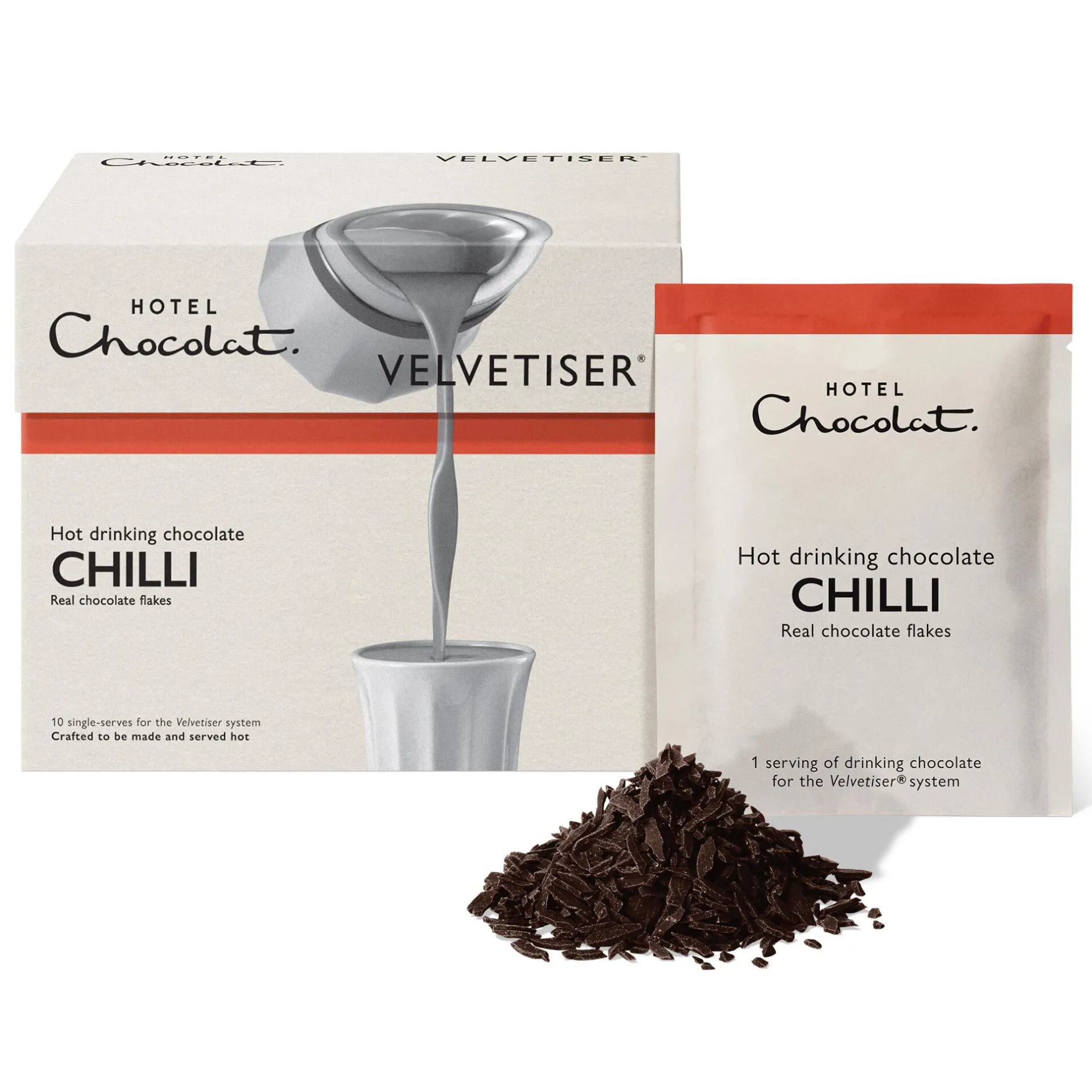 Hotel Chocolat Chilli Hot Chocolate Sachets New