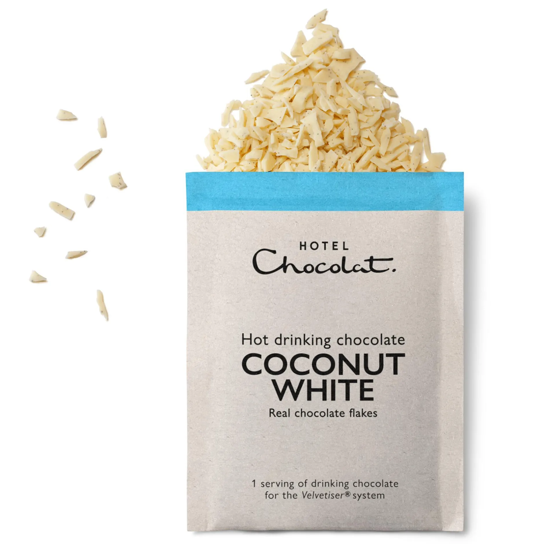 Hotel Chocolat Coconut-White Hot Chocolate Sachets Hot
