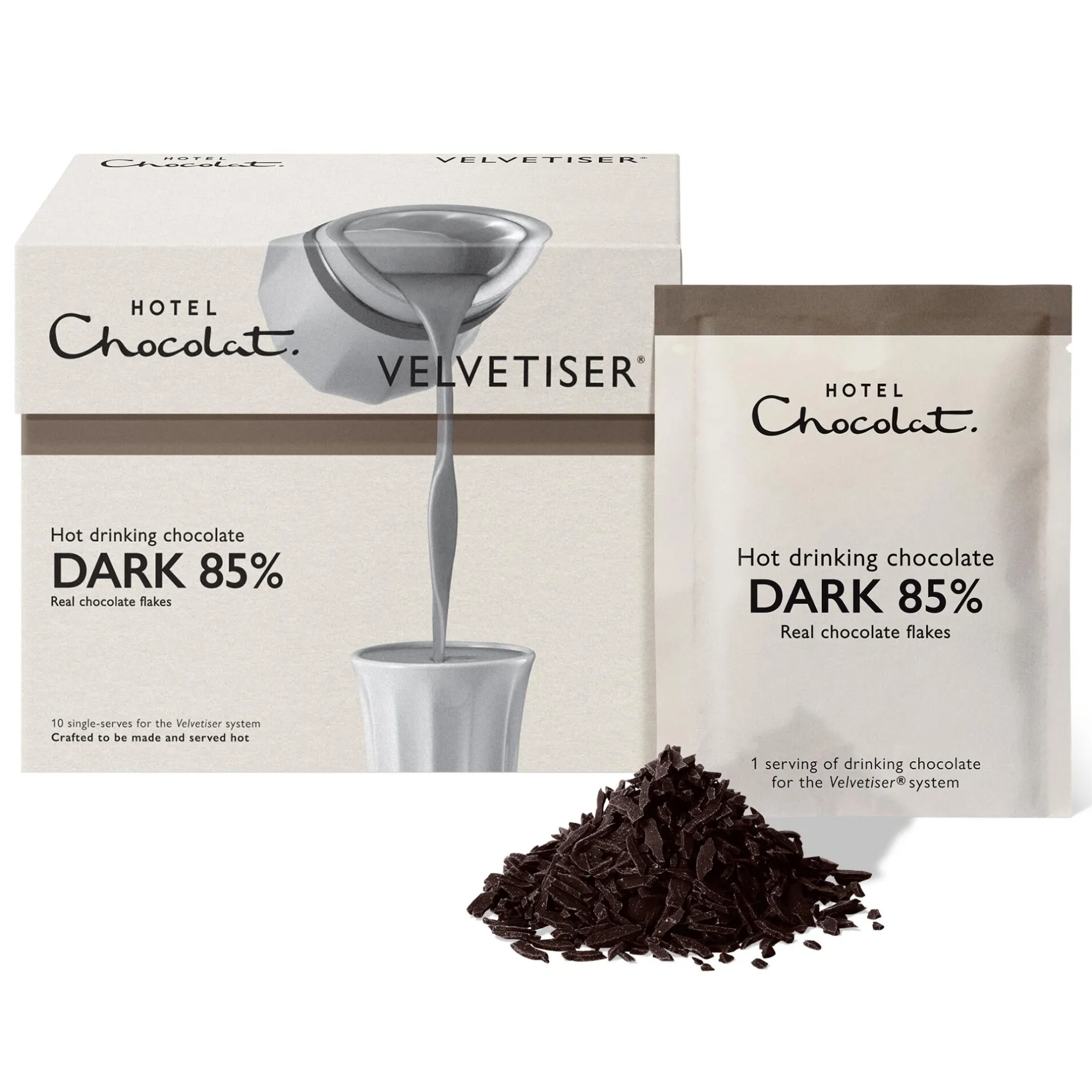 Hotel Chocolat Dark 85% Hot Chocolate Sachets Outlet