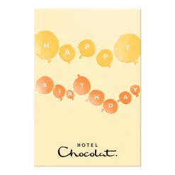 Hotel Chocolat Everything H-box with Birthday Balloons Sleeve New