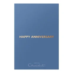 Hotel Chocolat Exquisitely Nutty H-box with Happy Anniversary Sleeve New