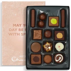 Hotel Chocolat Milk to Caramel H-box with A Little Sparkle Sleeve New