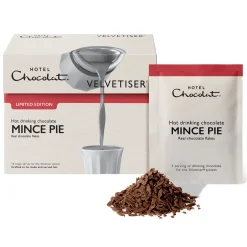 Hotel Chocolat Mince Pie Hot Chocolate Sachets – Limited Edition Discount