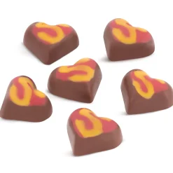 Hotel Chocolat Raspberry & Peach Chocolate Hearts Ribbon Bag Discount