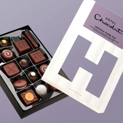 Hotel Chocolat Serious Dark Fix H-box with Hooray Sleeve Best