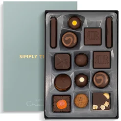 Hotel Chocolat Serious Dark Fix H-Box with Simply Thanks Sleeve Outlet