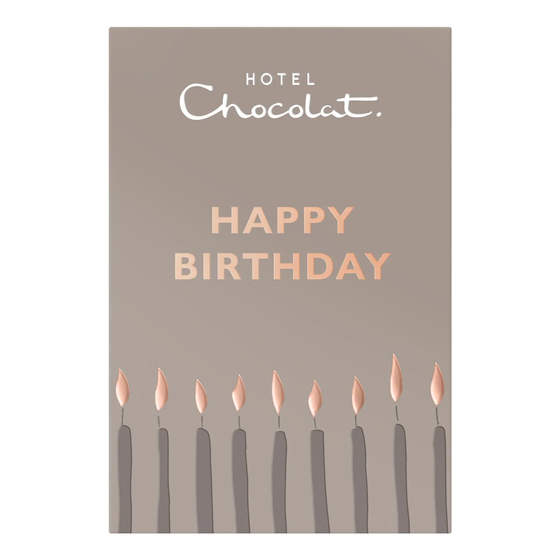 Hotel Chocolat Unbelievably Vegan H-Box with Happy Birthday Sleeve Hot
