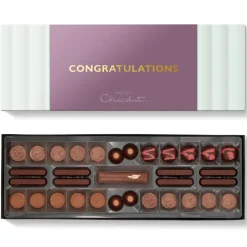 Hotel Chocolat Unbelievably Vegan* Sleekster with Congratulations Sleeve Hot