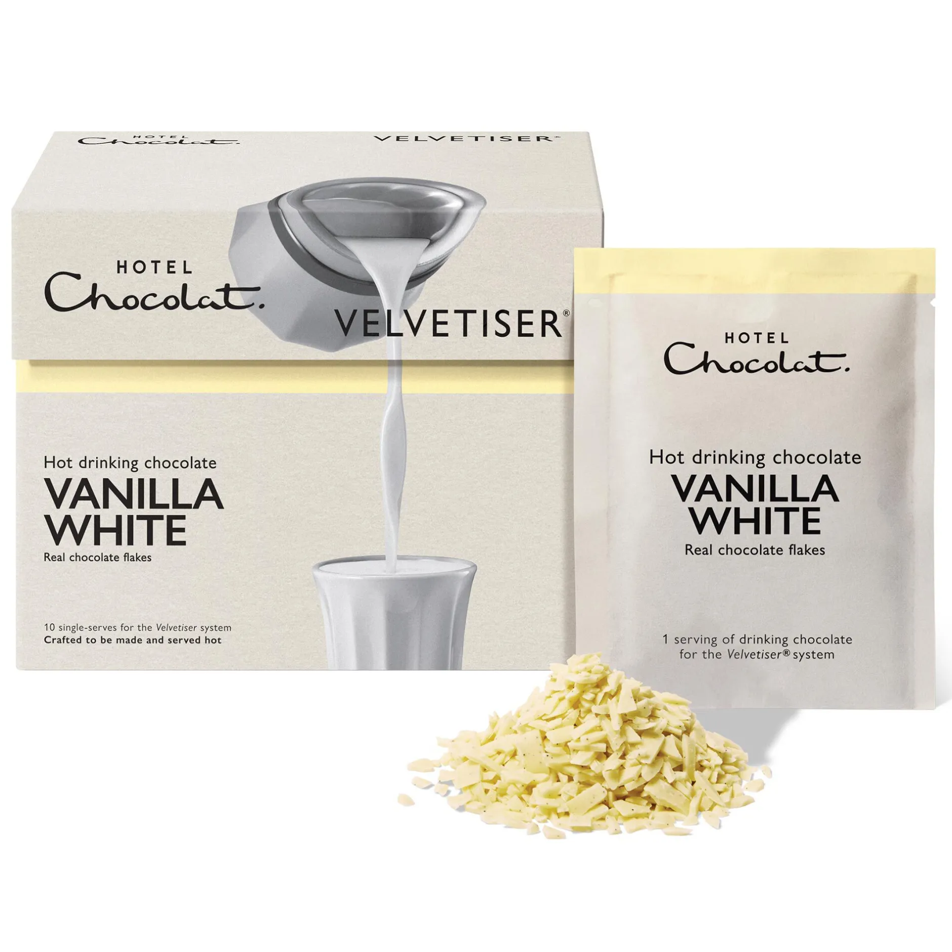 Hotel Chocolat Vanilla-White Hot Chocolate Sachets Discount