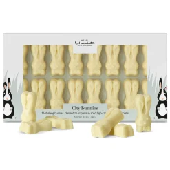 Hotel Chocolat White Chocolate City Easter Bunnies Outlet